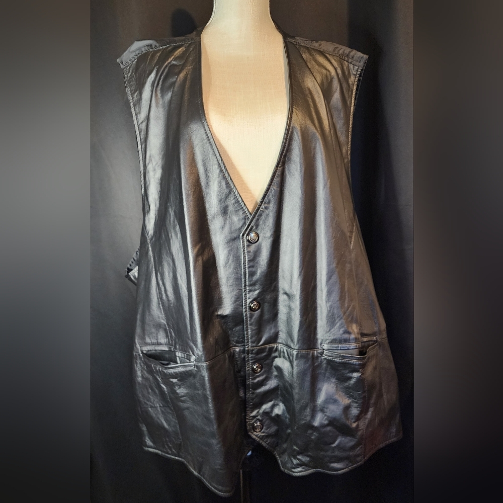 KS Mens 6X Leather Vest